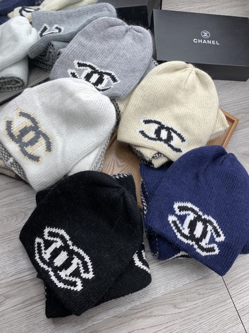 Chanel Caps Scarfs